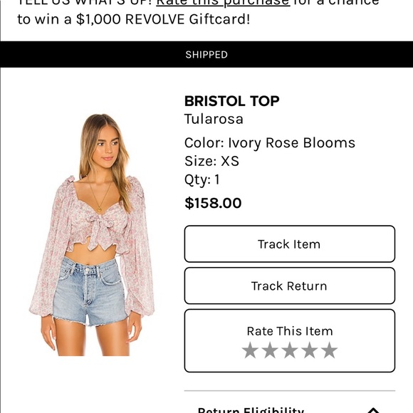 Tularosa bristol top - Picture 2 of 2